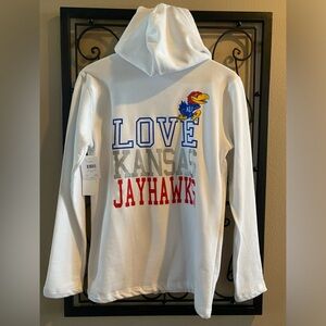 NWT 🏷️ KU University of Kansas zip up Hoodie Jacket